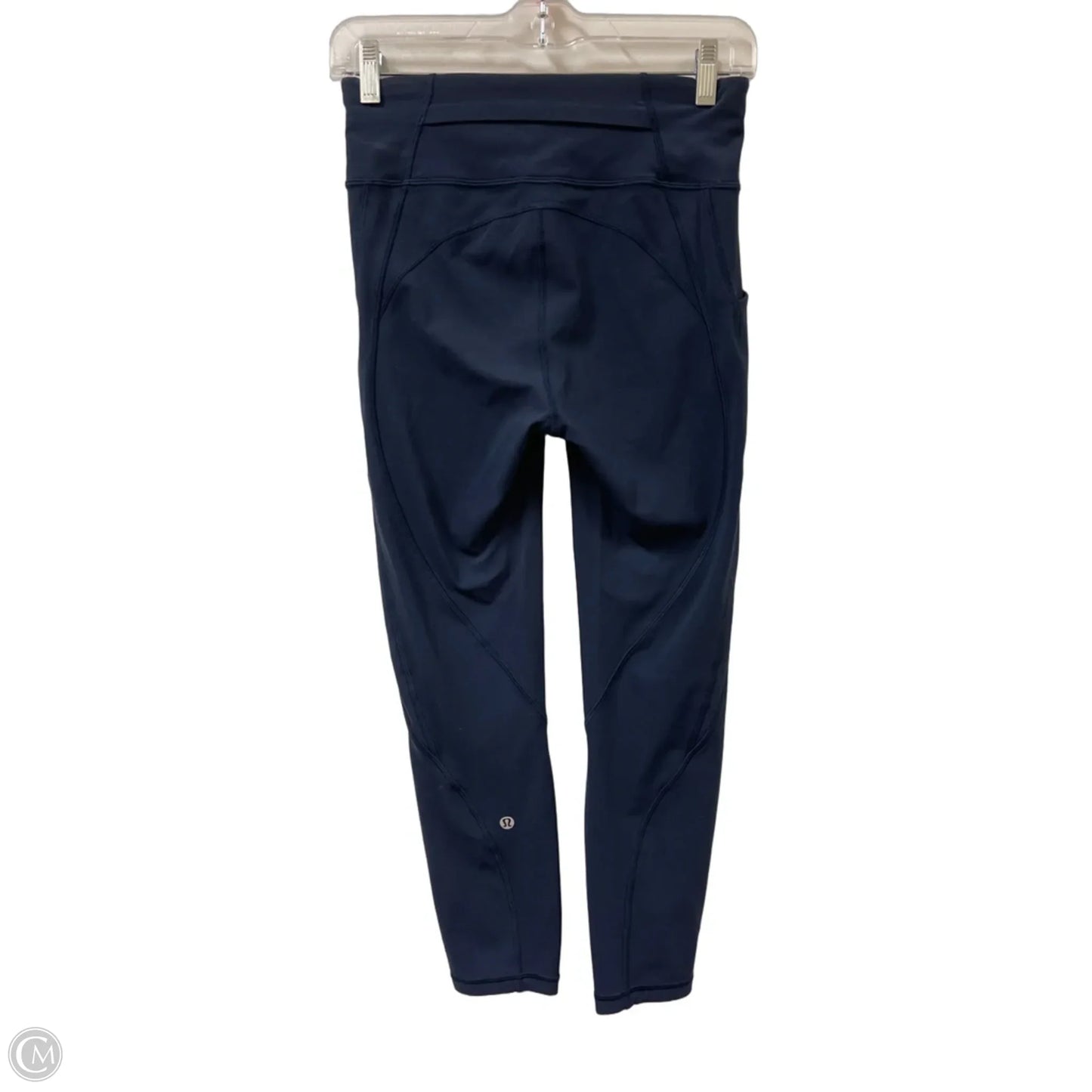 Athletic Leggings By Lululemon In Navy, Size: 4