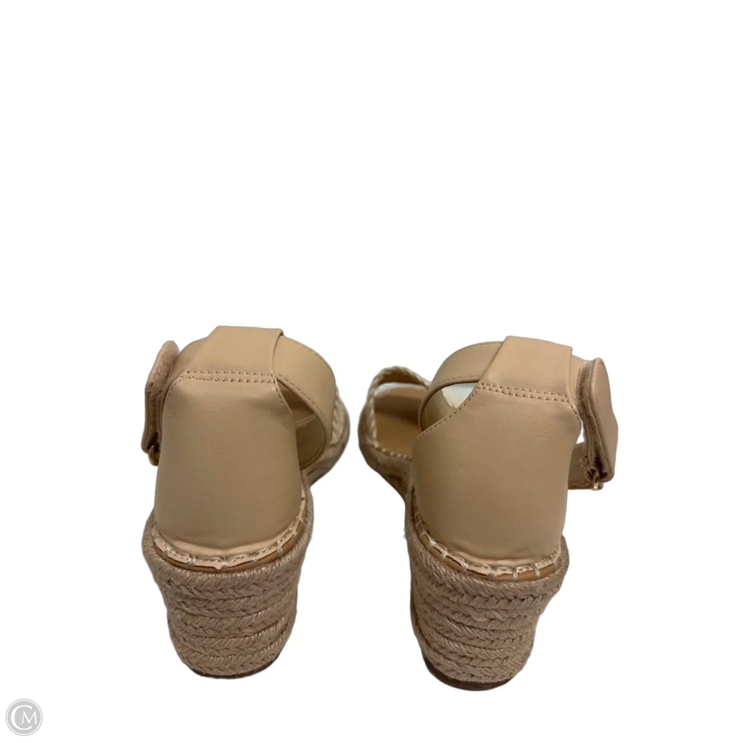 Sandals Heels Wedge By Tommy Bahama In Tan, Size: 7.5