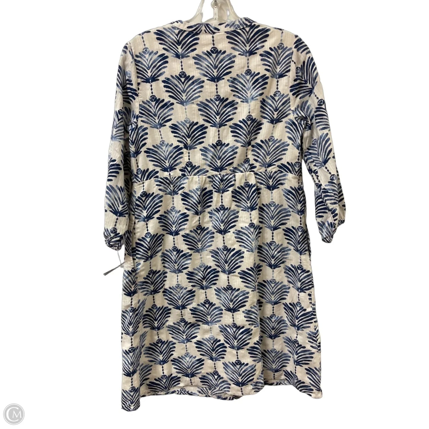 Dress Party Short By J. Jill In Blue & Cream, Size: Xs
