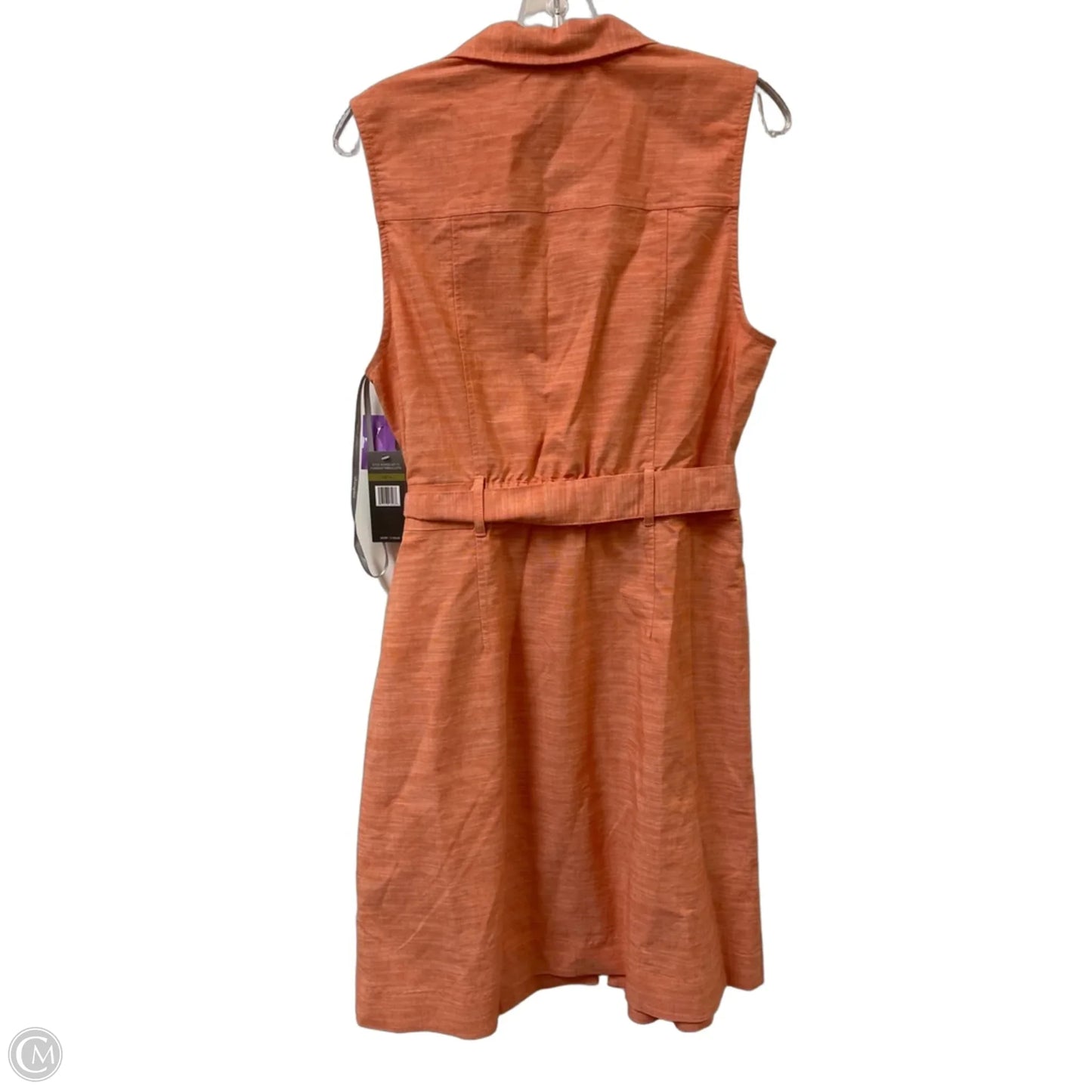 Dress Casual Midi By Sharagano In Orange, Size: Xl