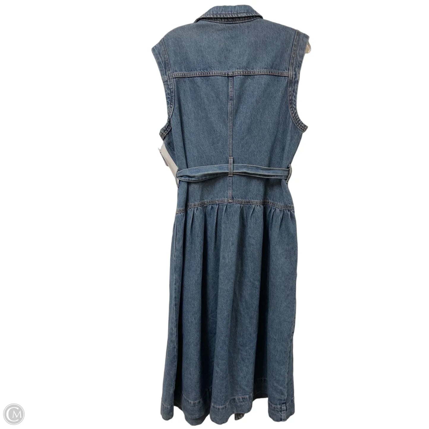 Dress Casual Maxi By Universal Thread In Blue Denim, Size: Xl