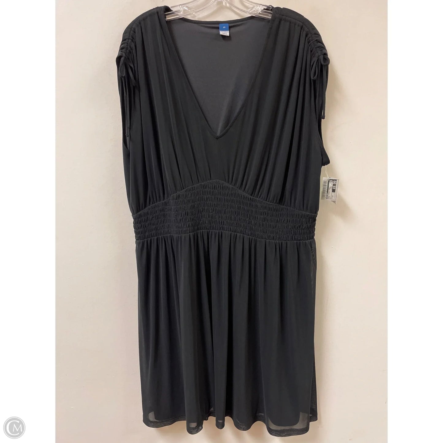 Dress Casual Midi By Old Navy In Black, Size: 2x