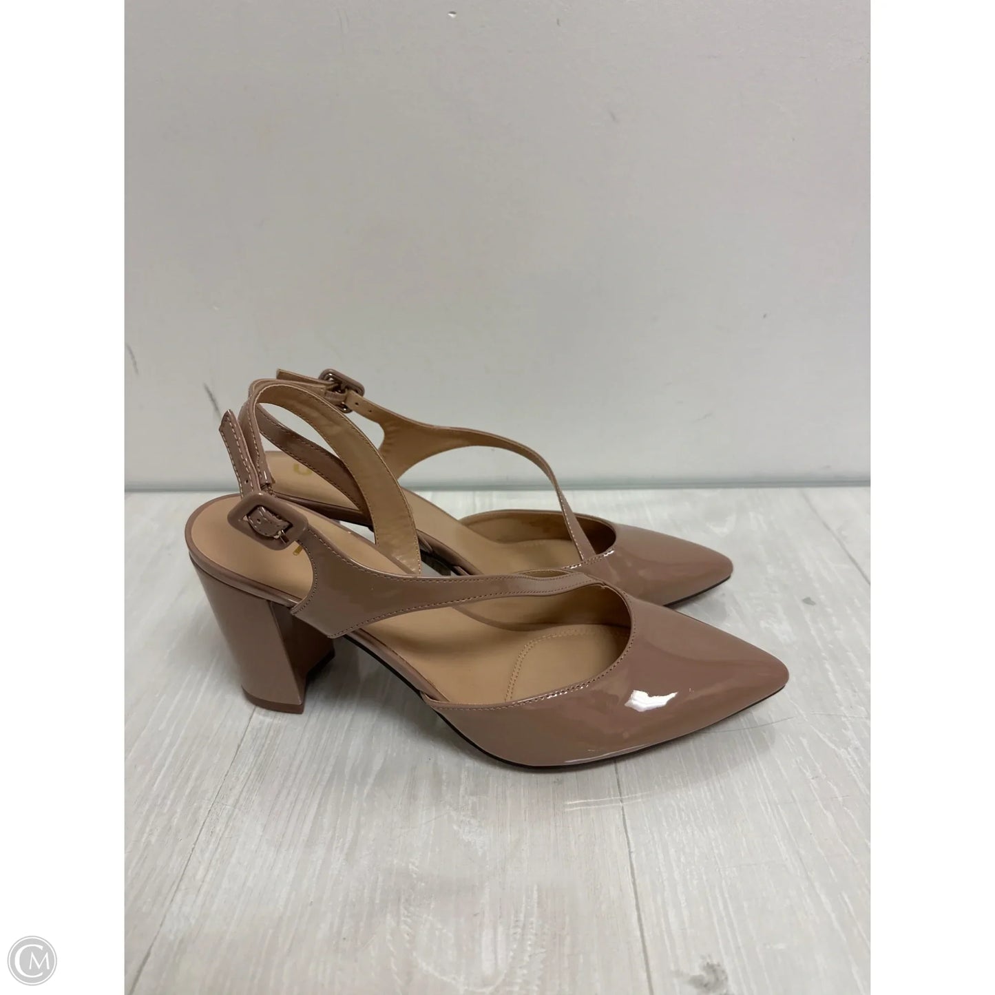 Shoes Heels Block By Unisa In Tan, Size: 11