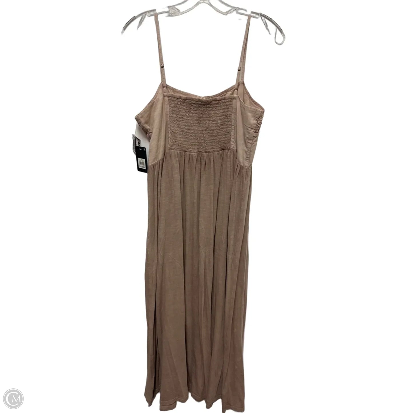 Dress Casual Midi By Lucky Brand In Brown, Size: M