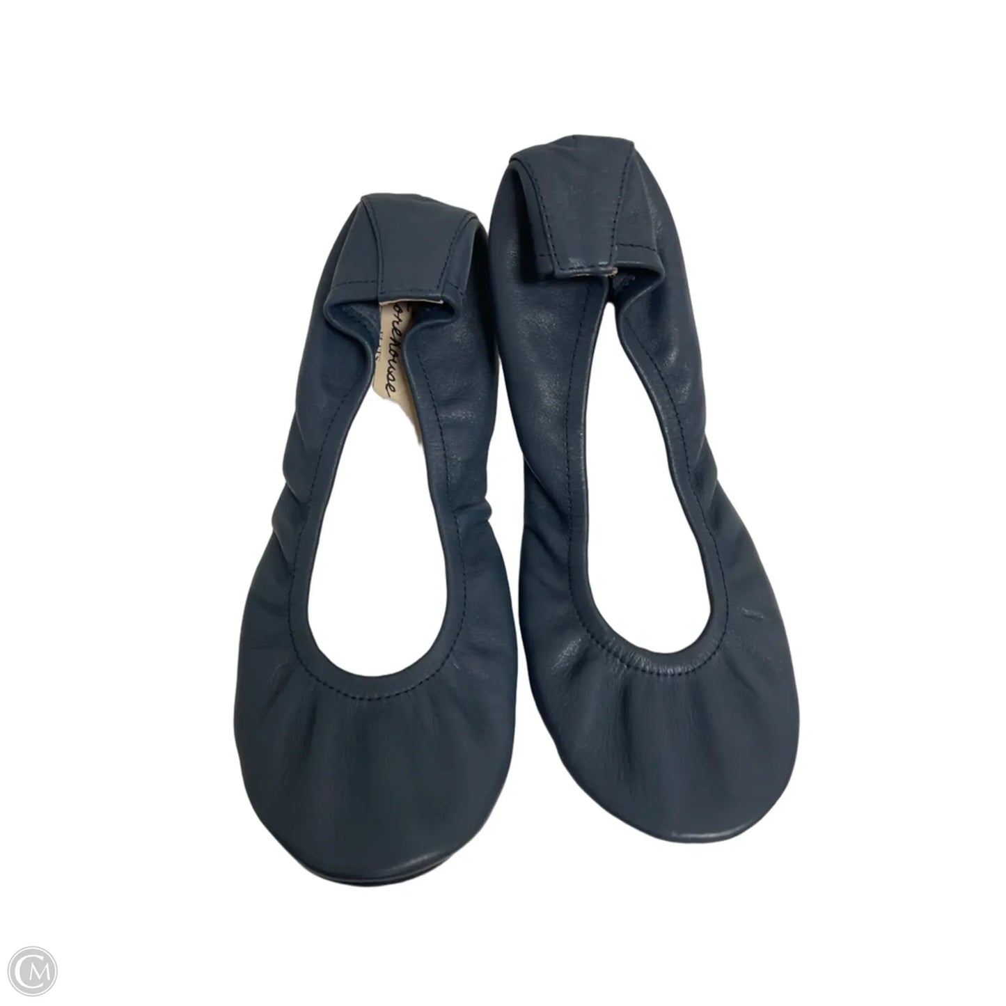 Sandals Flats By Clothes Mentor In Navy, Size: 7