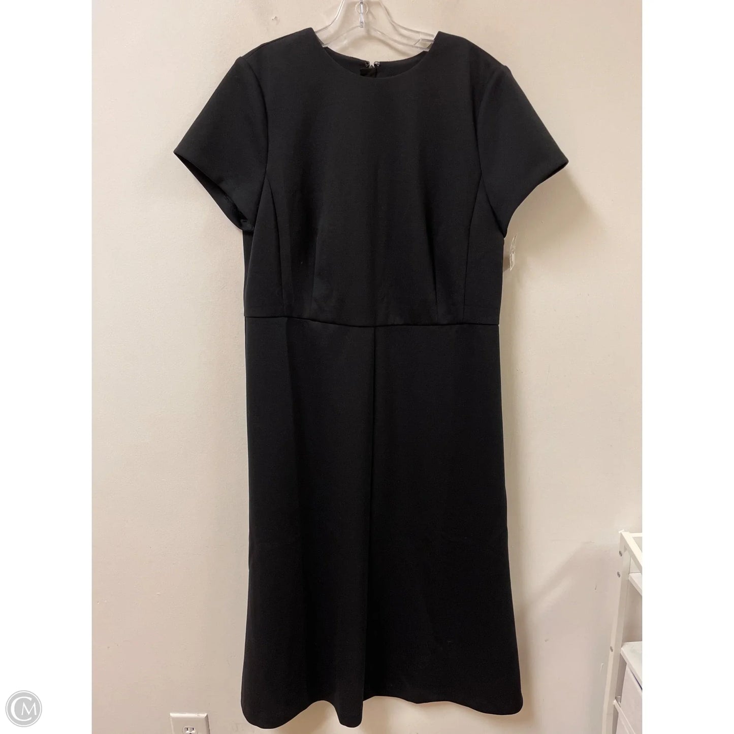 Dress Casual Maxi By Ann Taylor In Black, Size: L