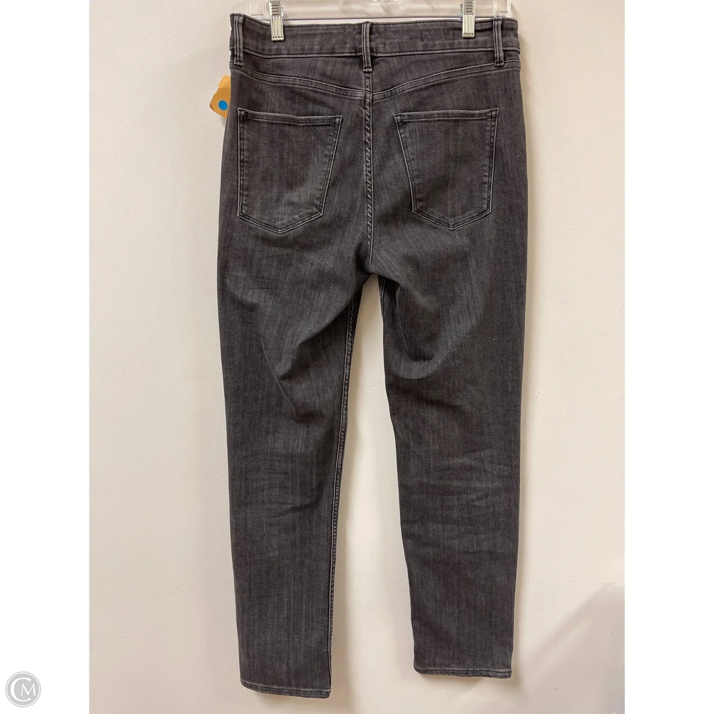 Jeans Straight By White House Black Market In Grey Denim, Size: 8