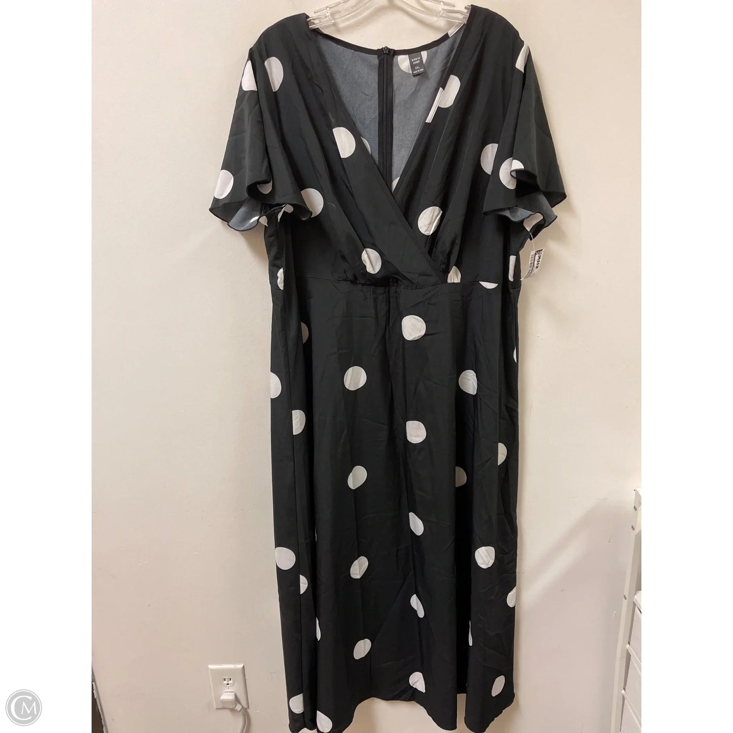 Dress Casual Maxi By Shein In Polkadot Pattern, Size: 3x