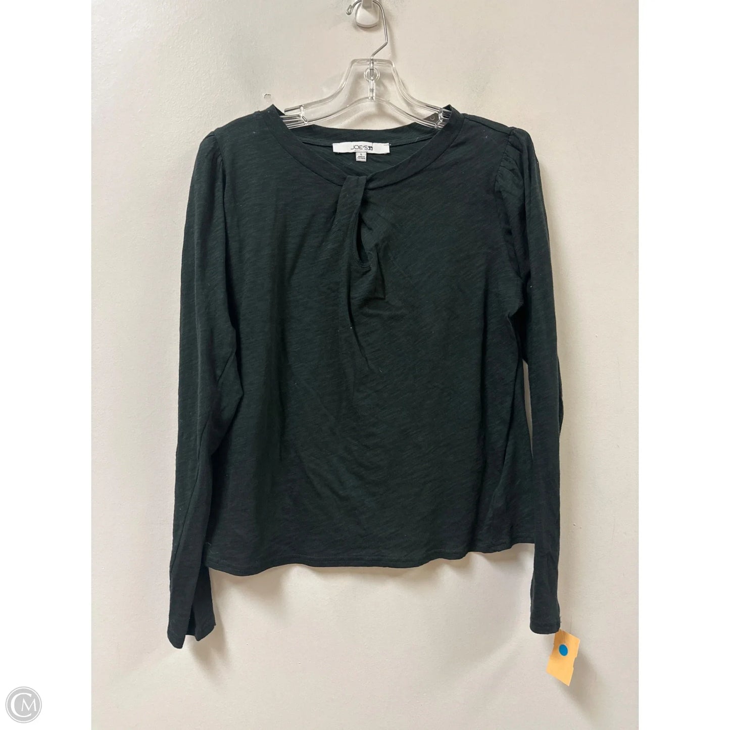 Top Long Sleeve By Joes Jeans In Black, Size: L