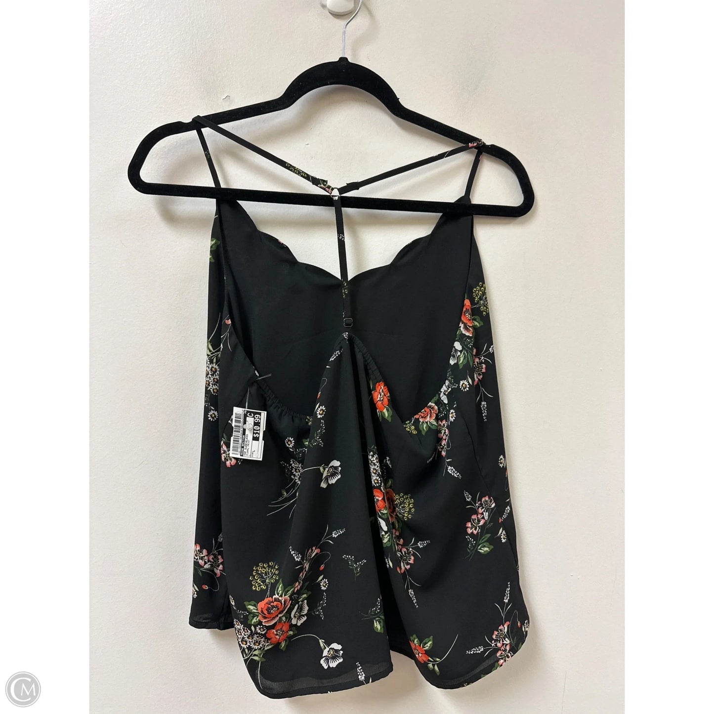 Top Sleeveless By Nine Britton In Floral Print, Size: L