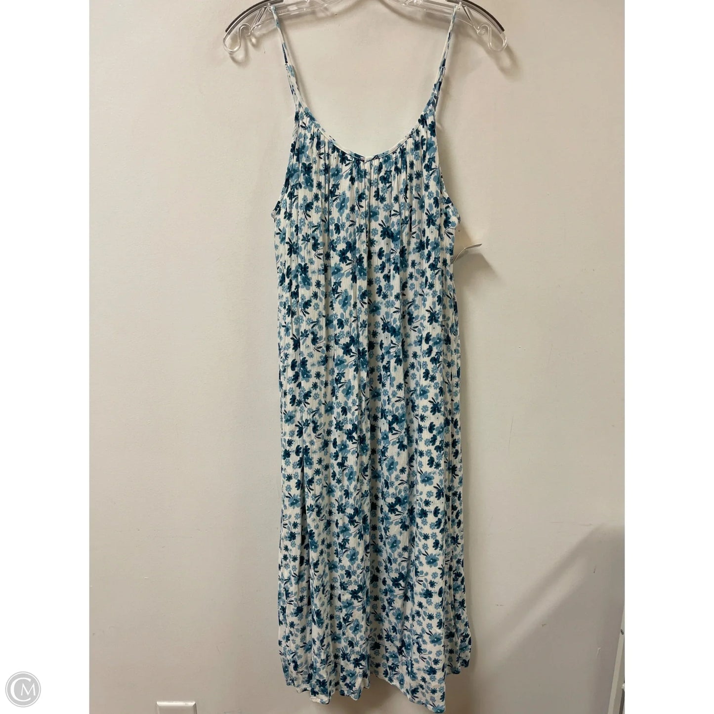 Dress Casual Midi By Dip In Blue & White, Size: M