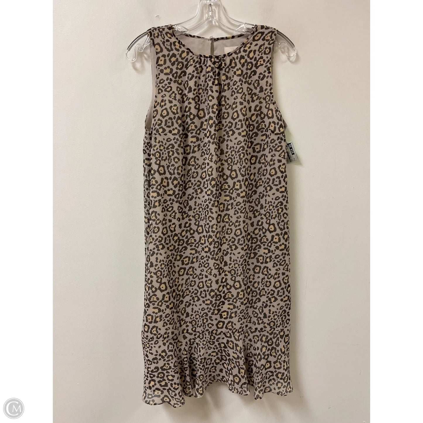 Dress Casual Midi By Loft In Animal Print, Size: M