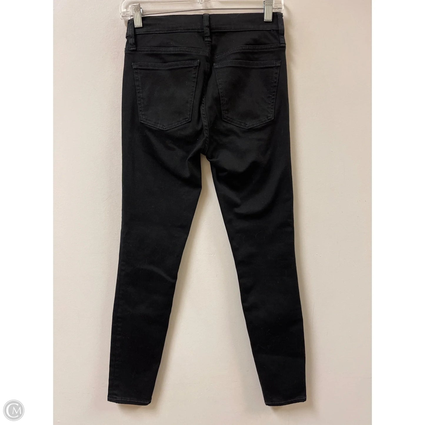 Jeans Skinny By J. Crew In Black Denim, Size: 4