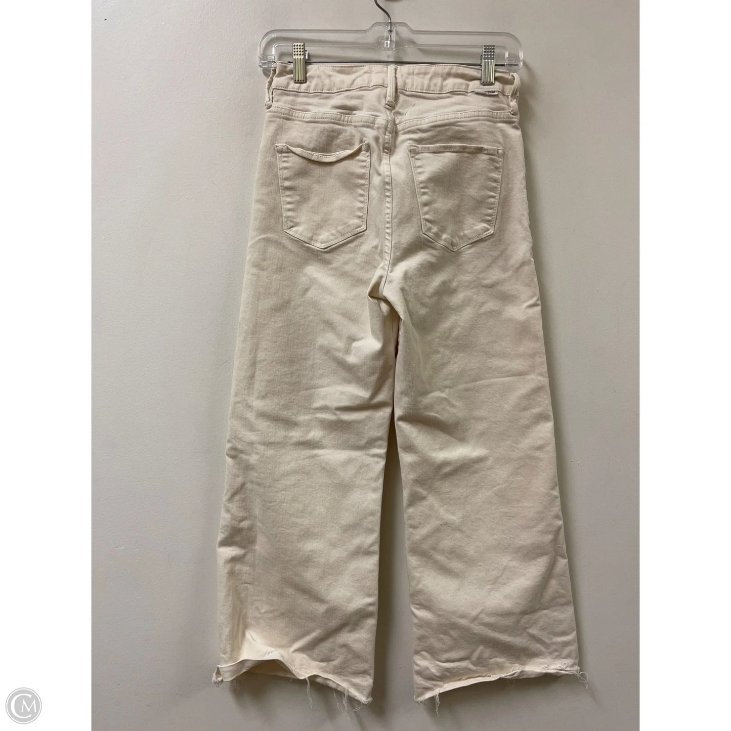 Jeans Wide Leg By Dear John In Cream Denim, Size: 2