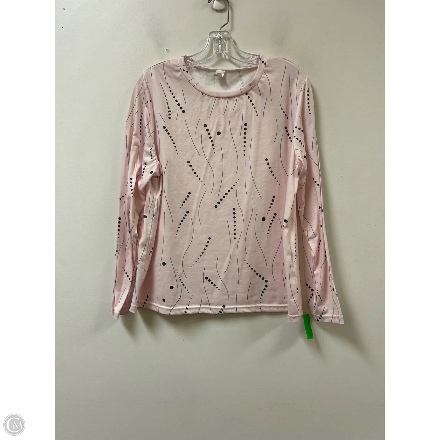 Top Long Sleeve By Clothes Mentor In Pink, Size: Xl