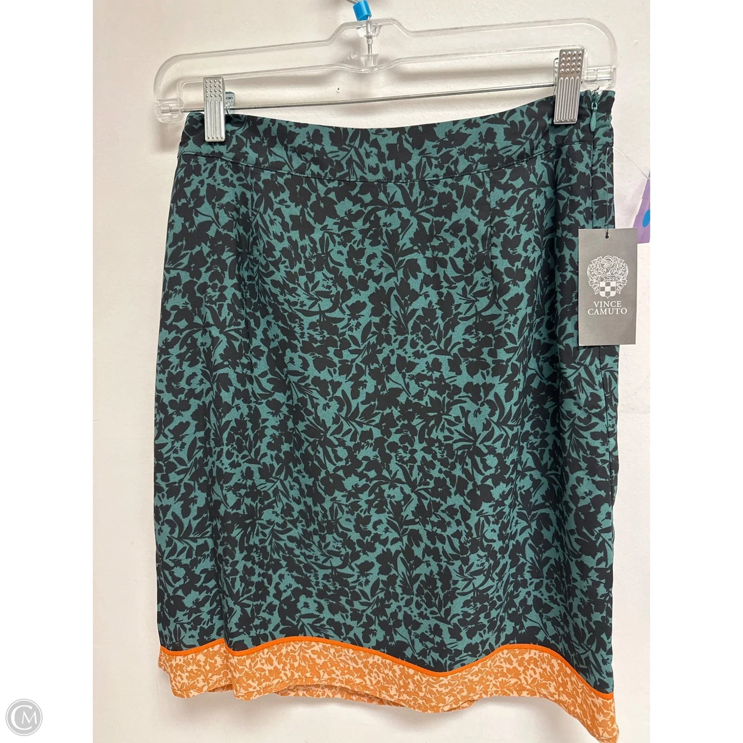 Skirt Mini & Short By Vince Camuto In Green & Yellow, Size: 2