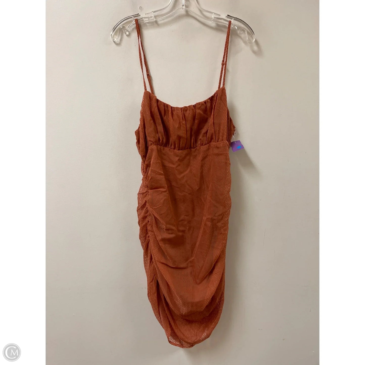 Dress Casual Midi By Storia In Orange, Size: L