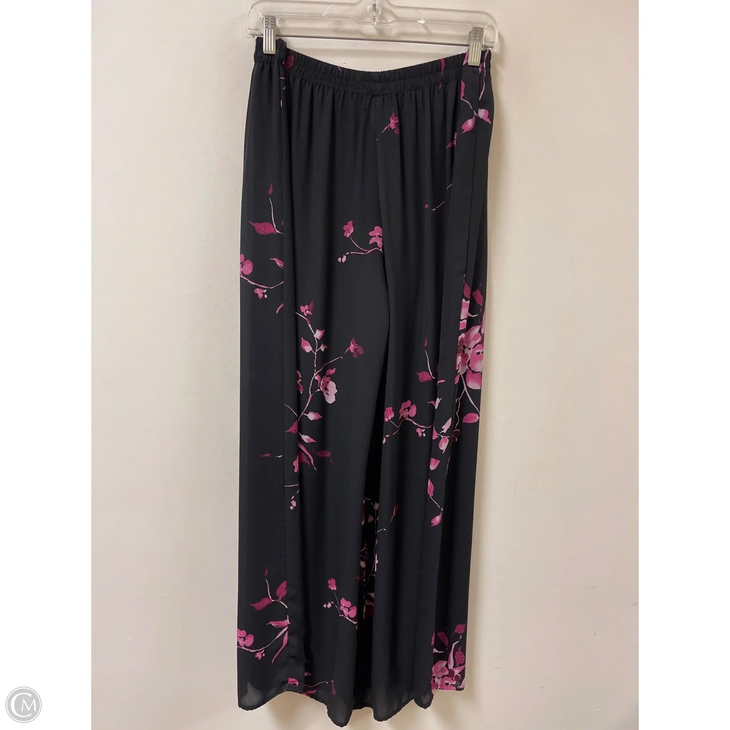 Pants Wide Leg By Clothes Mentor In Black & Purple, Size: 16