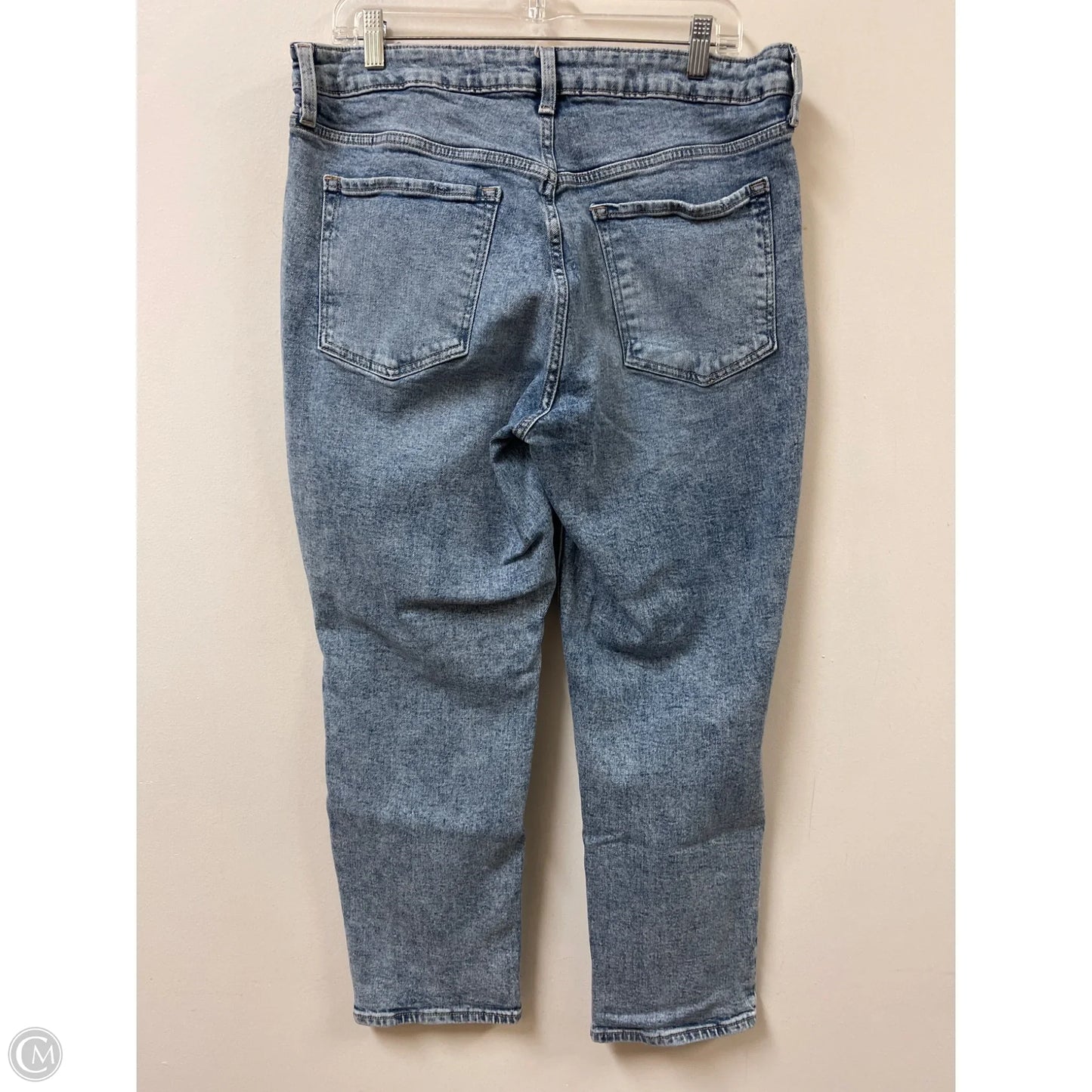 Jeans Straight By Old Navy In Blue Denim, Size: 14