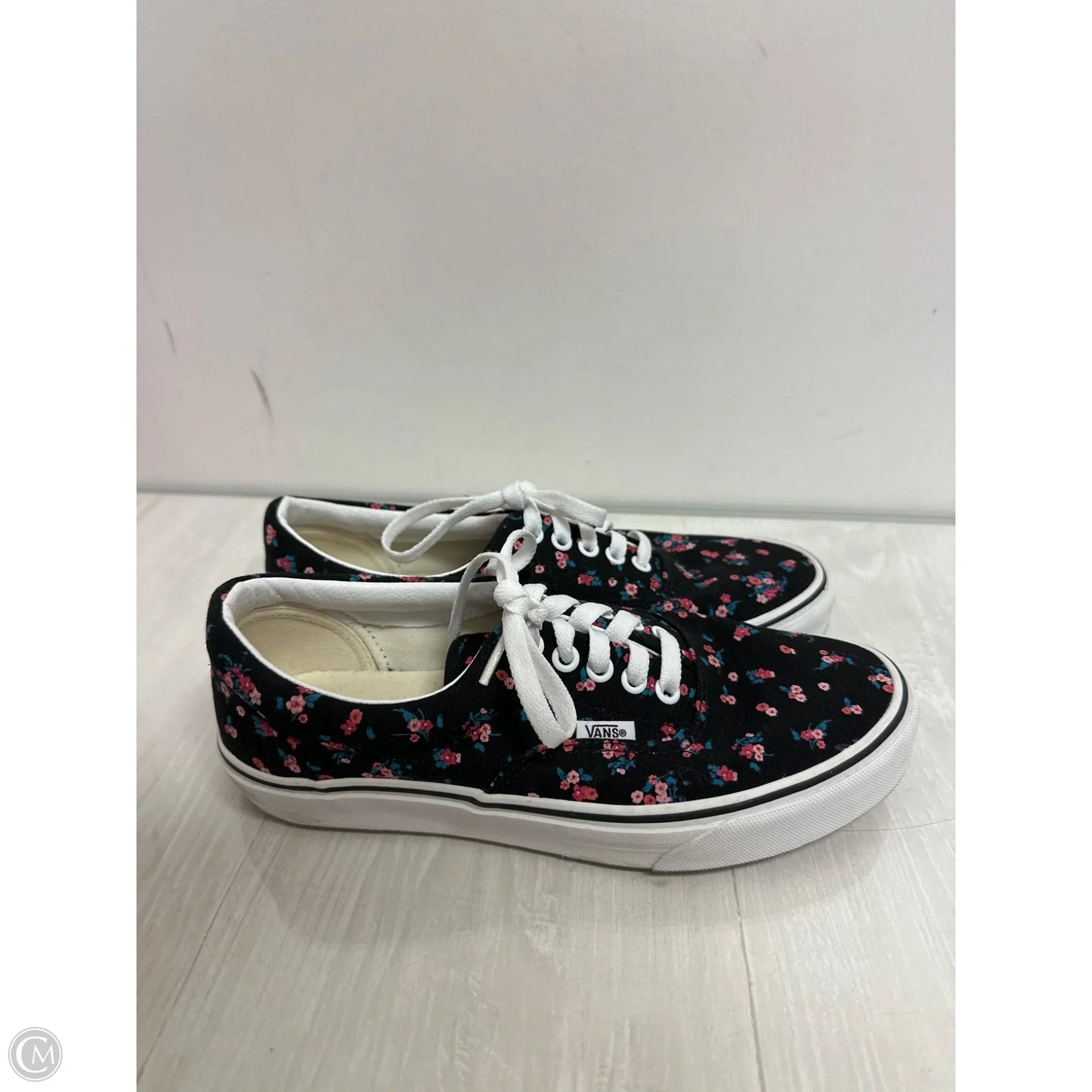 Shoes Sneakers By Vans In Floral Print, Size: 8.5