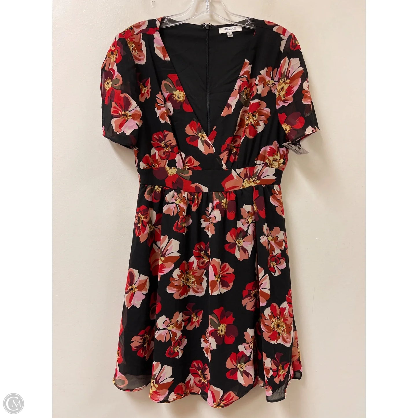 Dress Casual Short By Madewell In Floral Print, Size: S