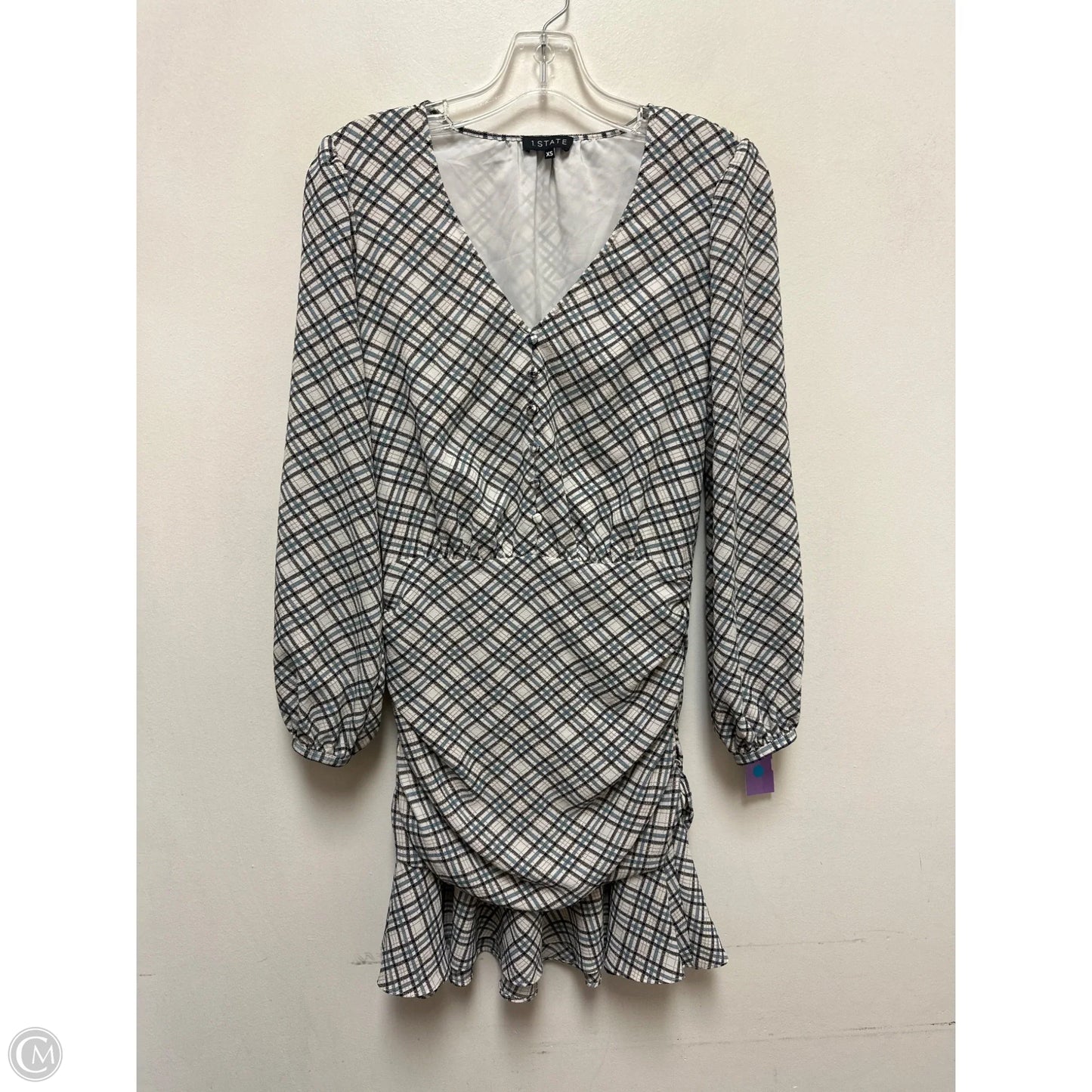 Dress Casual Short By 1.state In Blue & Brown, Size: Xs