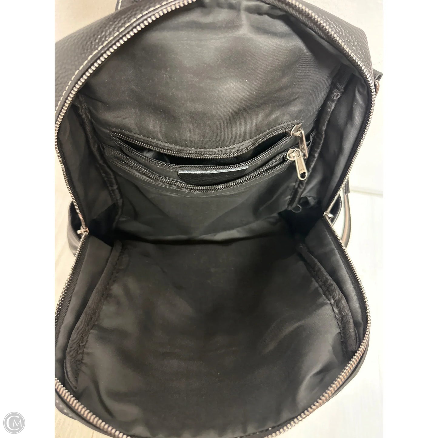 Backpack Leather By Clothes Mentor, Size: Medium
