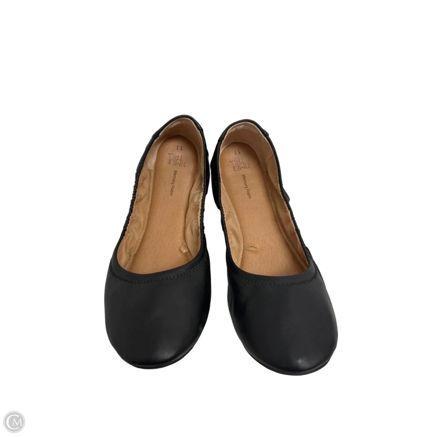 Shoes Flats By Time And Tru In Black, Size: 11