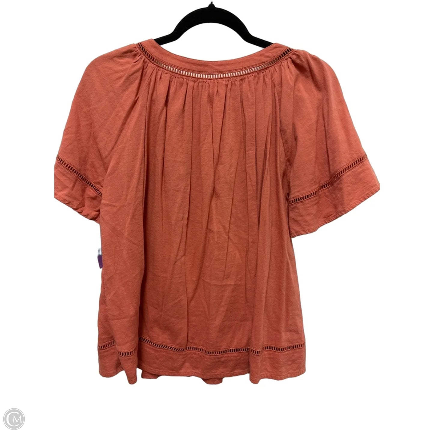 Top Short Sleeve By Old Navy In Orange, Size: M