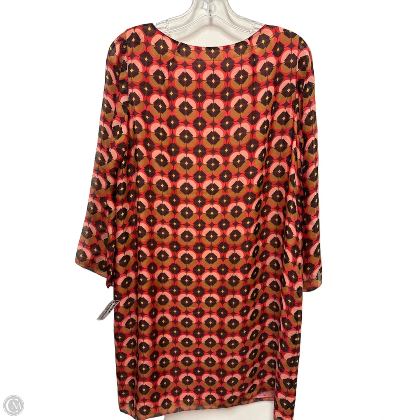 Dress Casual Short By Fossil In Brown & Red, Size: L