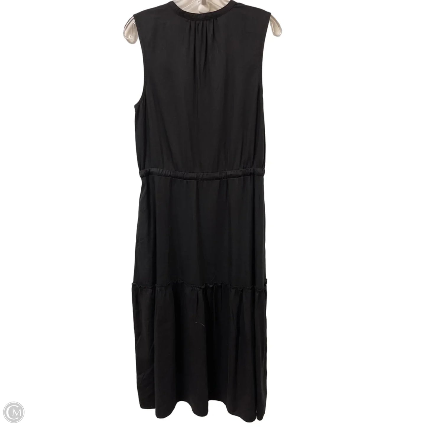 Dress Casual Midi By Lands End In Black, Size: M
