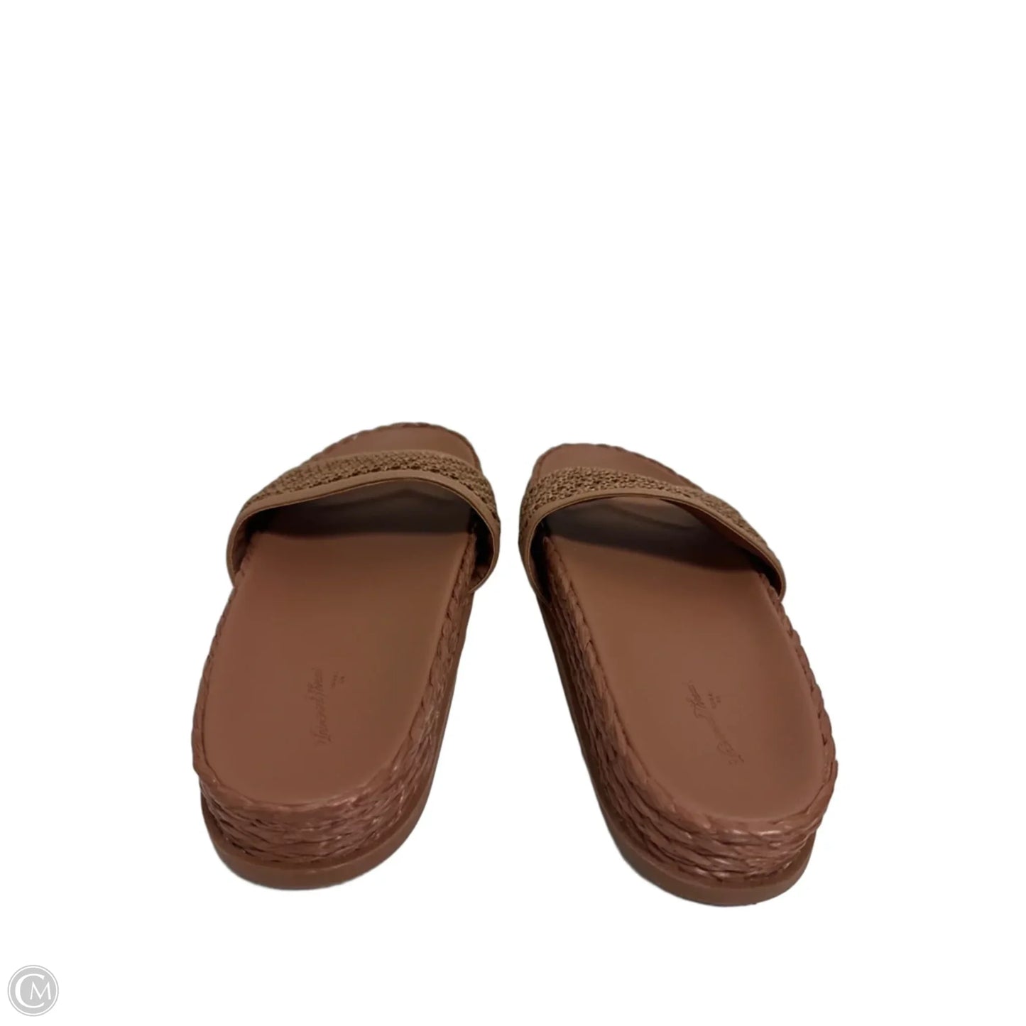 Sandals Flats By Universal Thread In Brown, Size: 8
