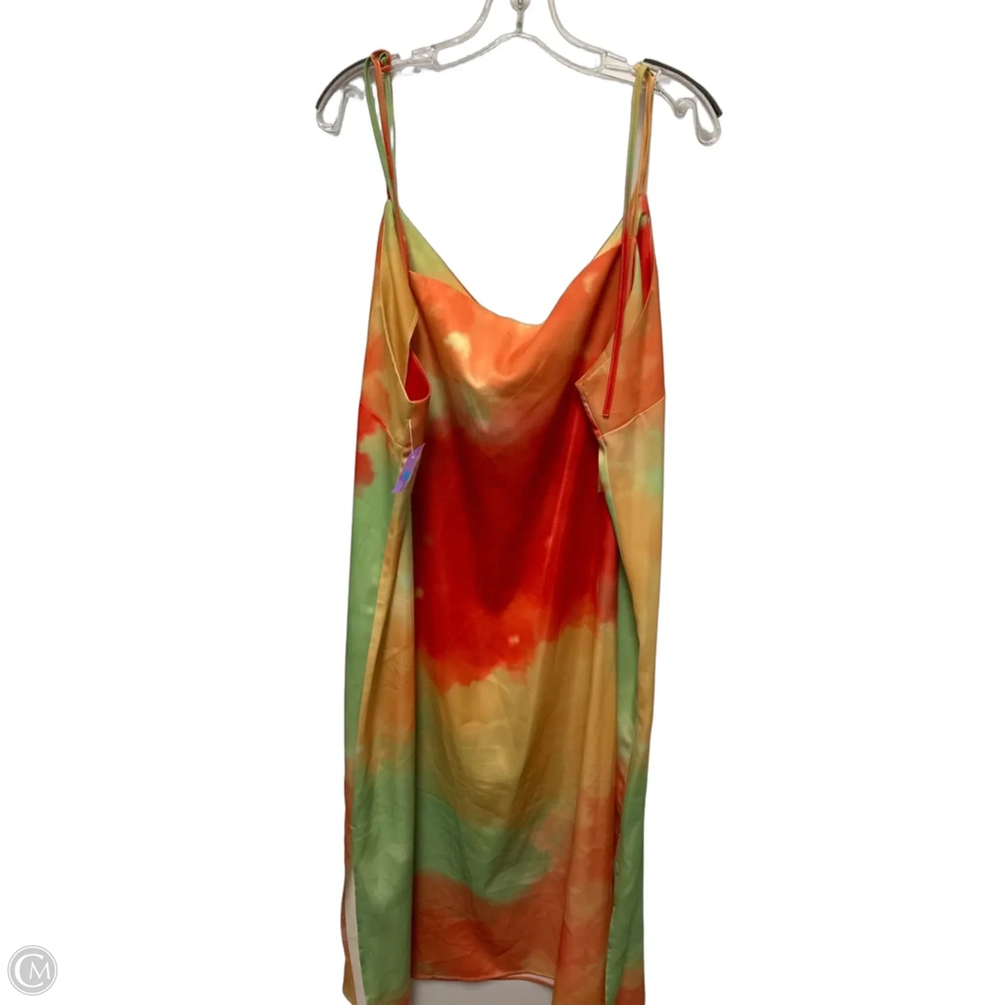 Dress Casual Maxi By Eloquii In Green & Red, Size: 4x