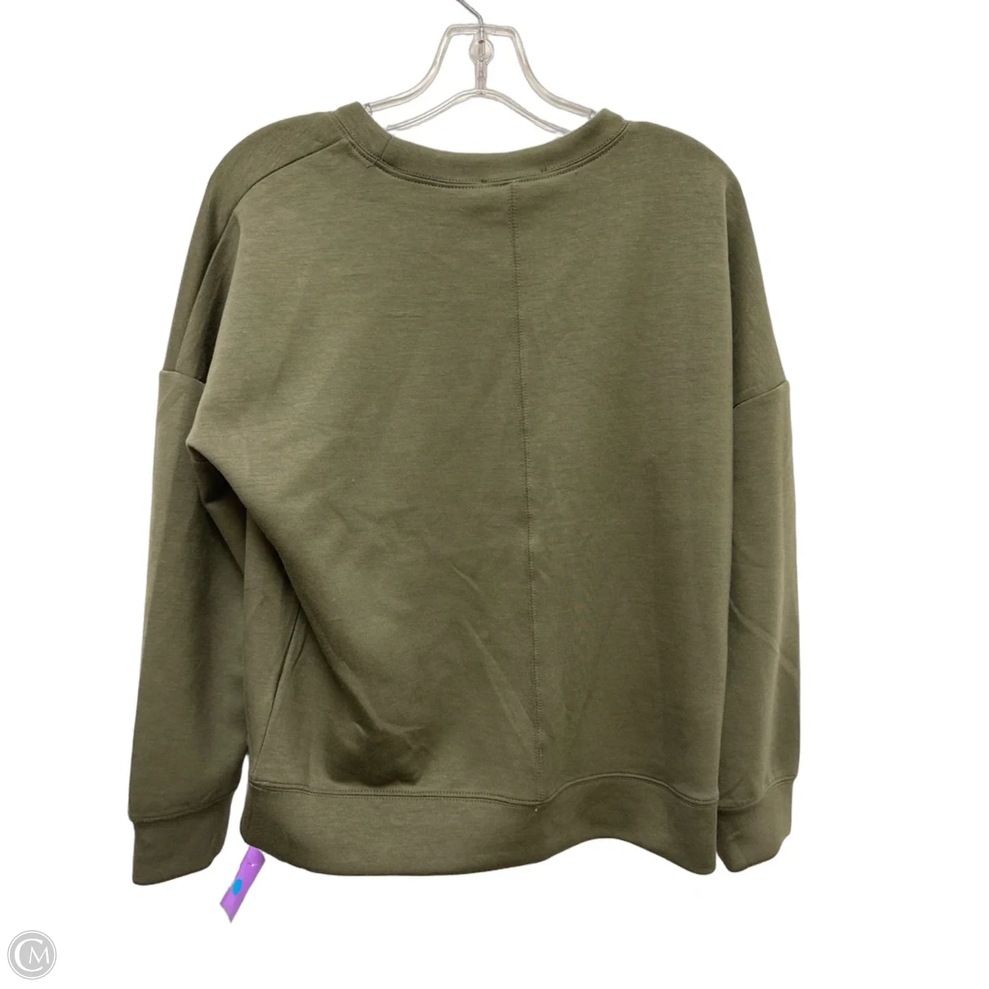Sweatshirt Crewneck By Cable And Gauge In Green, Size: S