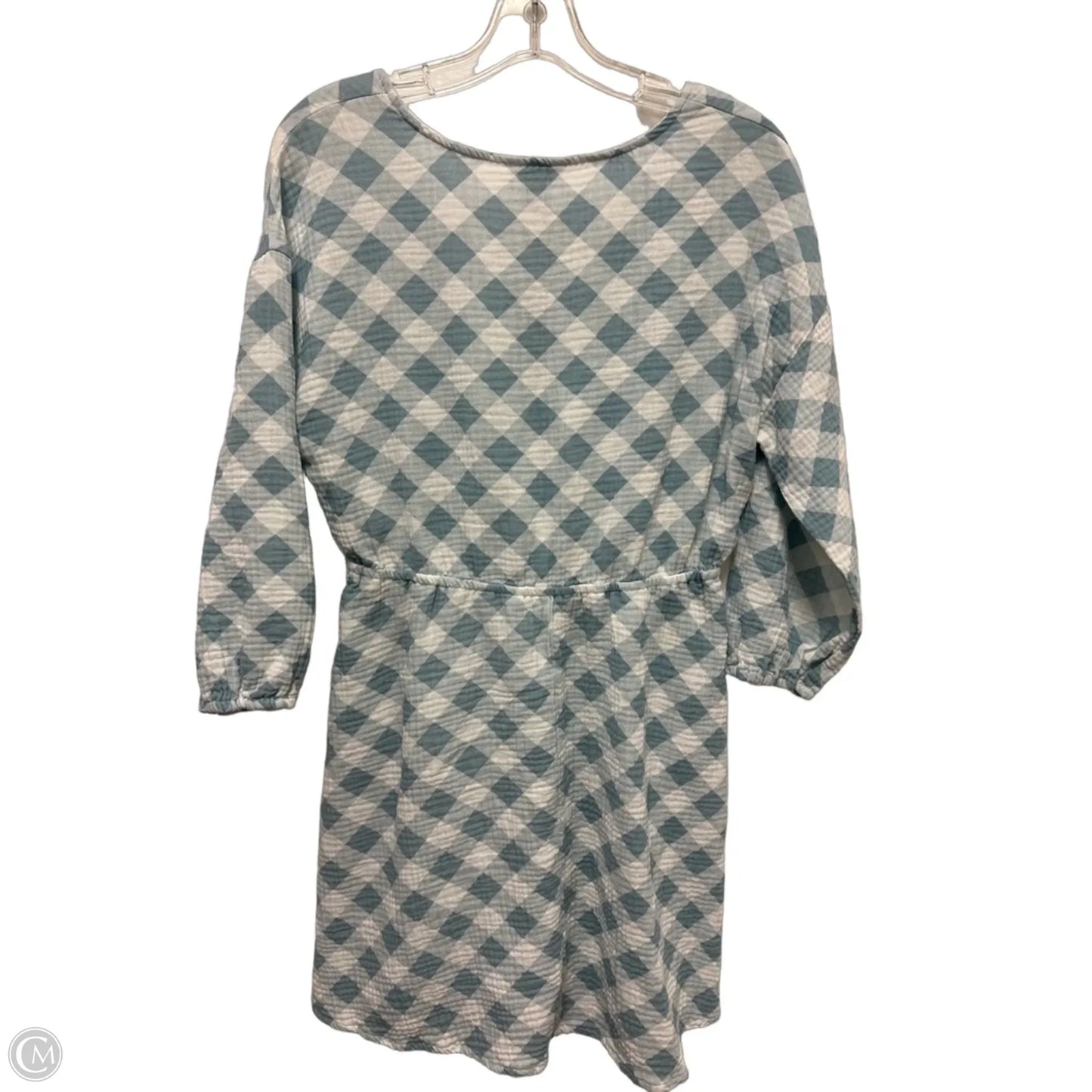 Dress Casual Short By Cato In Blue & White, Size: L