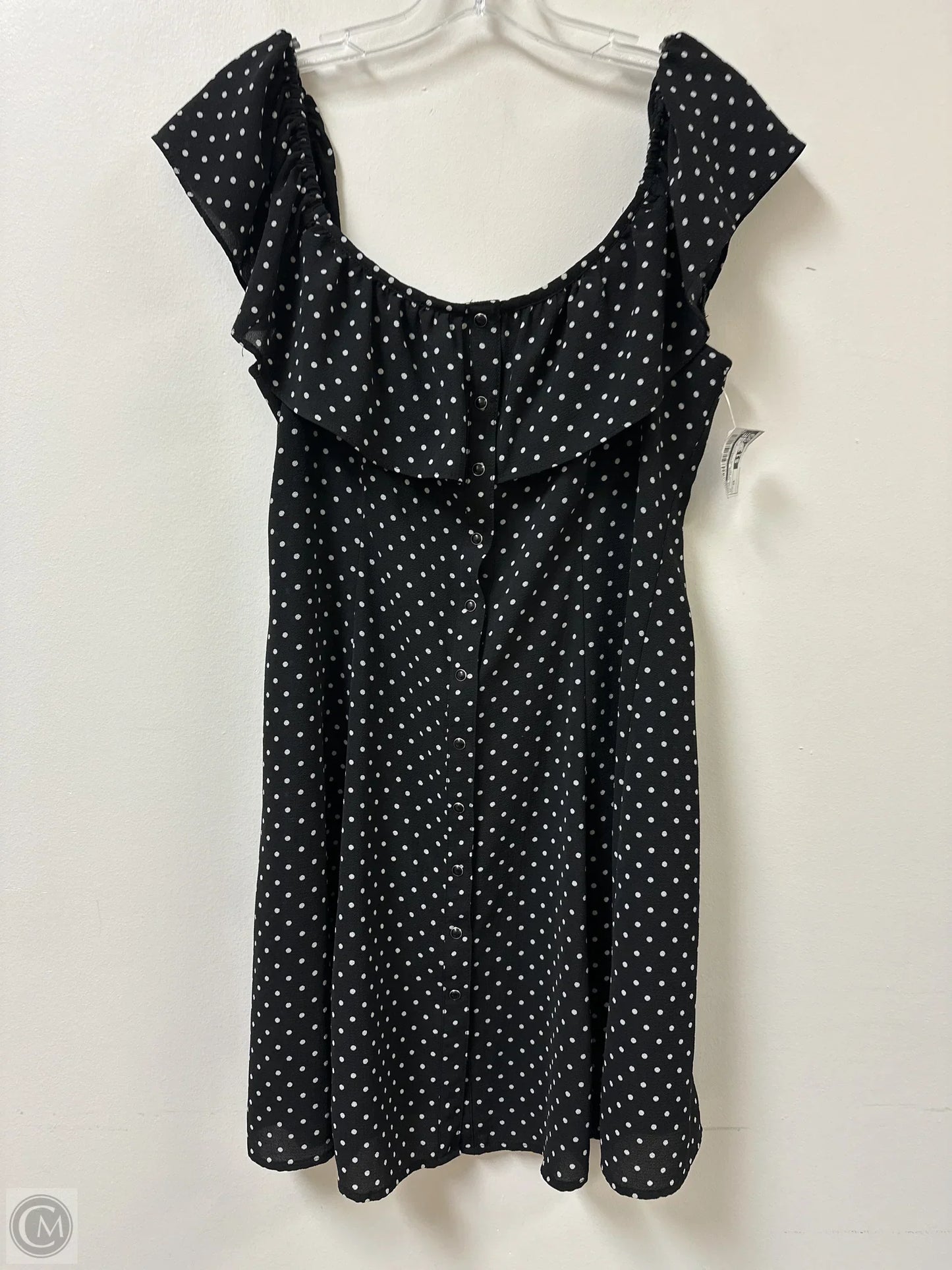 Dress Casual Short By Bebop In Polkadot Pattern, Size: 2x
