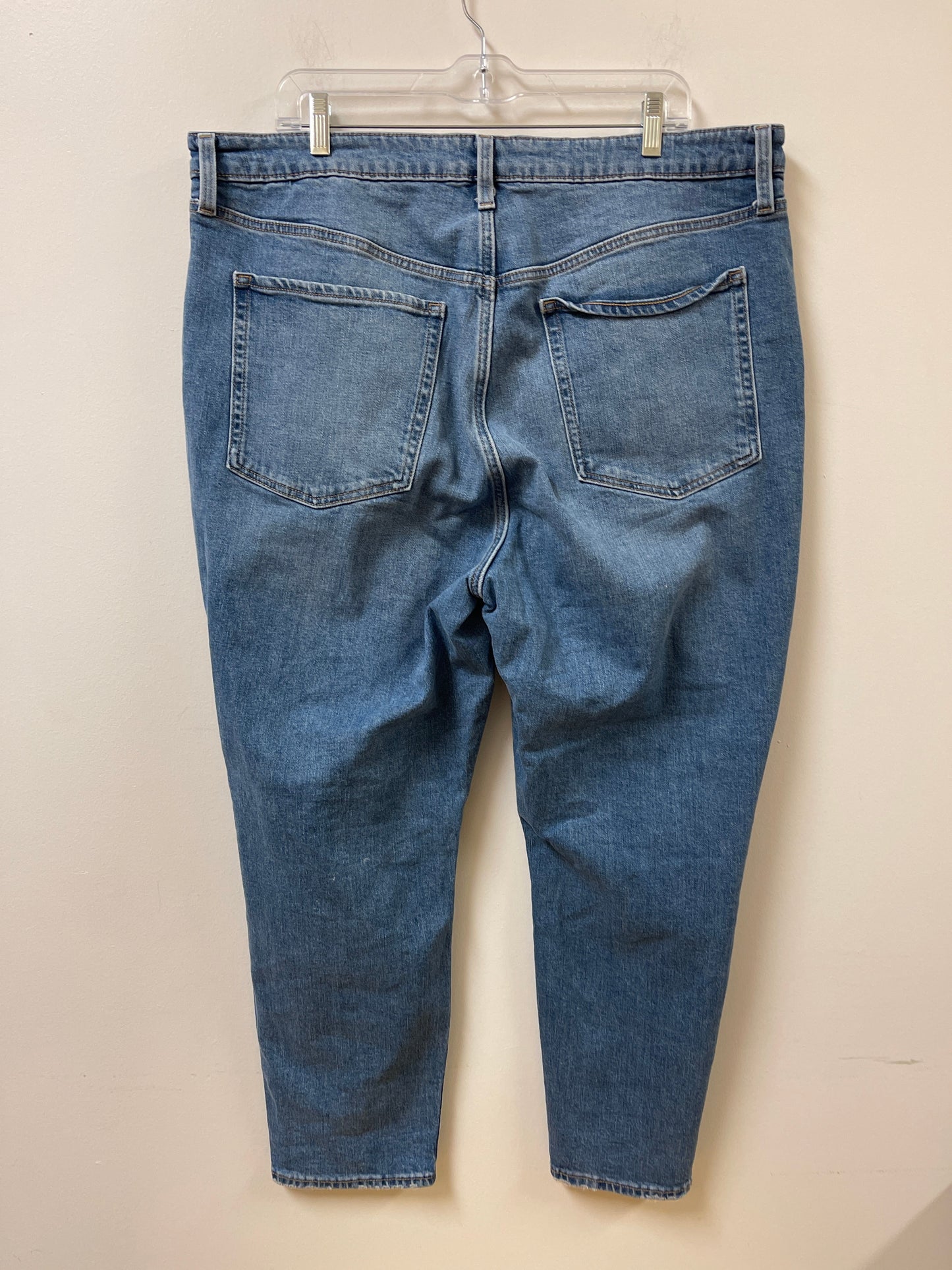 Jeans Straight By Old Navy In Blue Denim, Size: 18