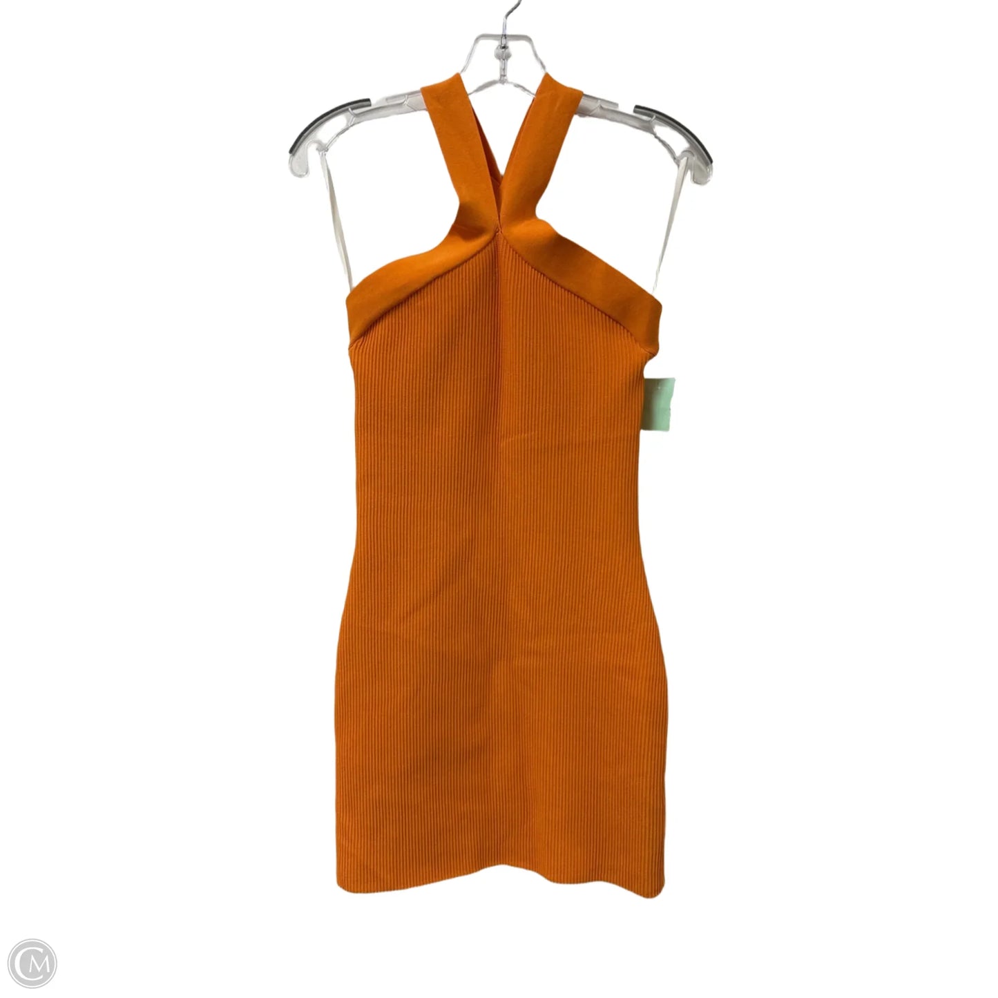 Dress Casual Midi By Babaton In Orange, Size: M