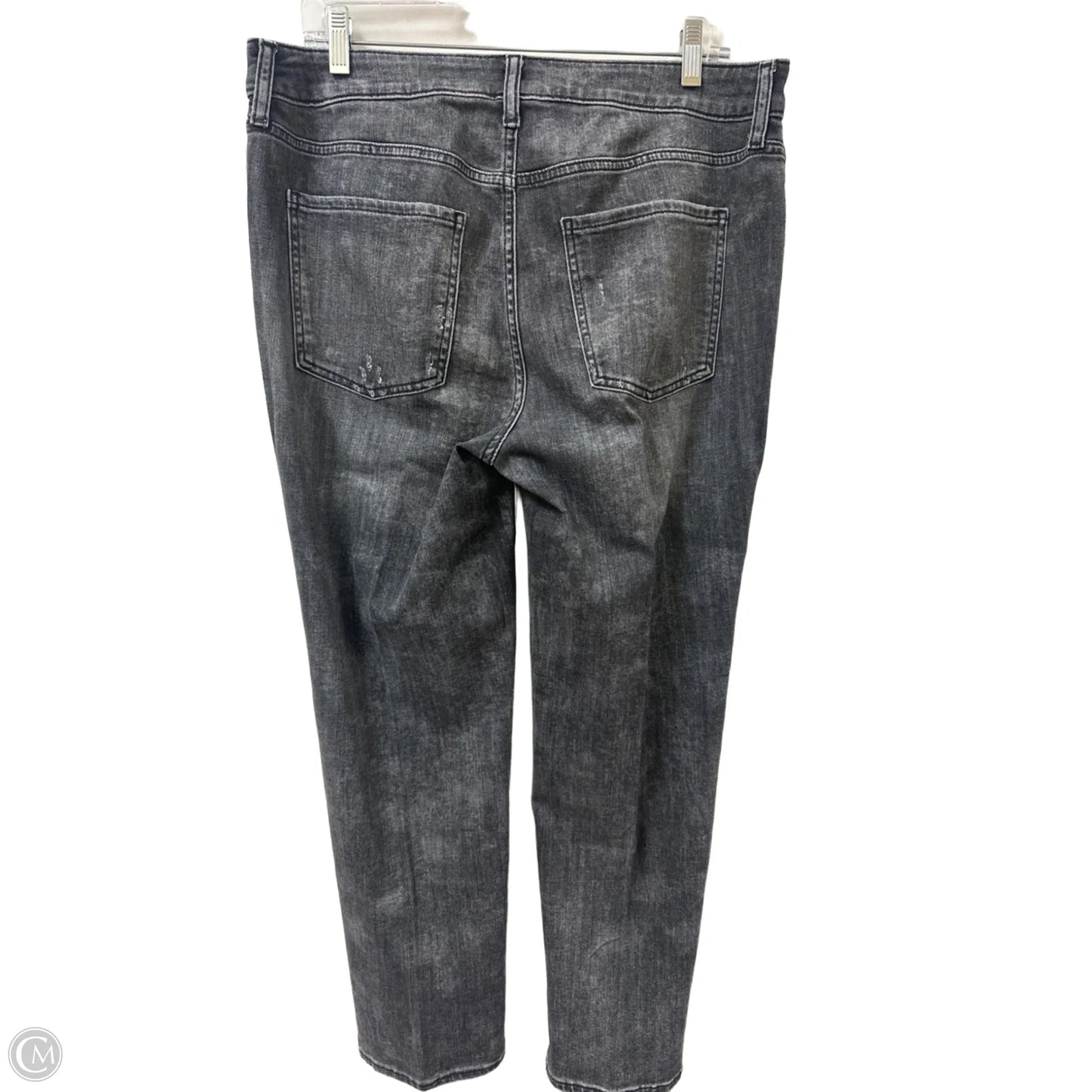 Jeans Boyfriend By Chicos In Grey Denim, Size: 10