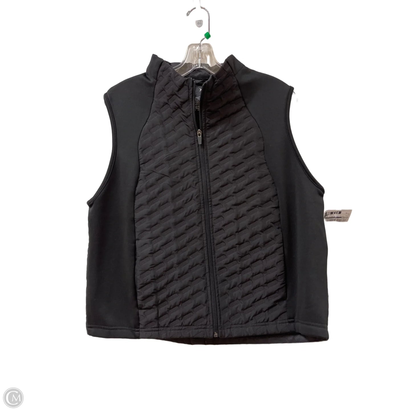 Vest Puffer & Quilted By Xersion In Black, Size: Xl