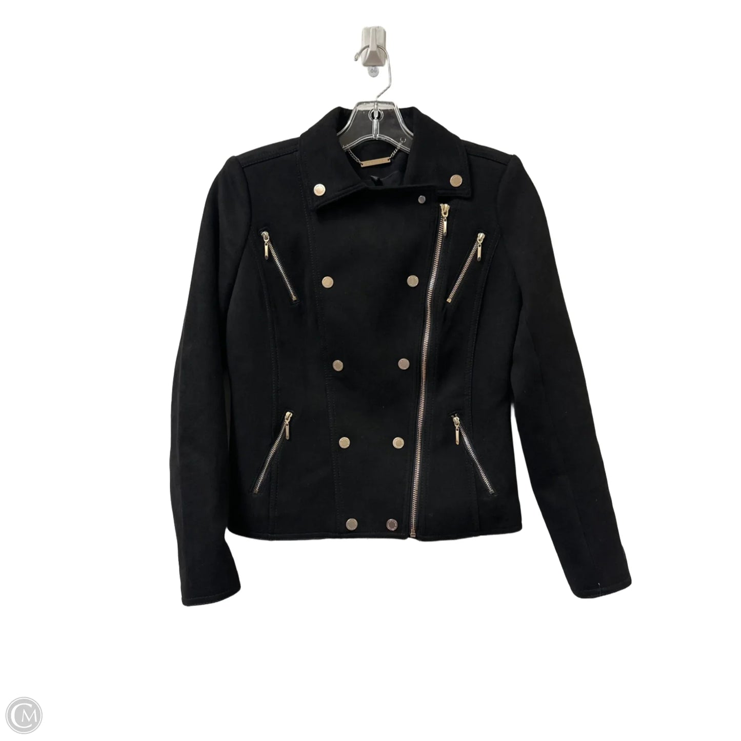 Jacket Moto By White House Black Market In Black, Size: Xs