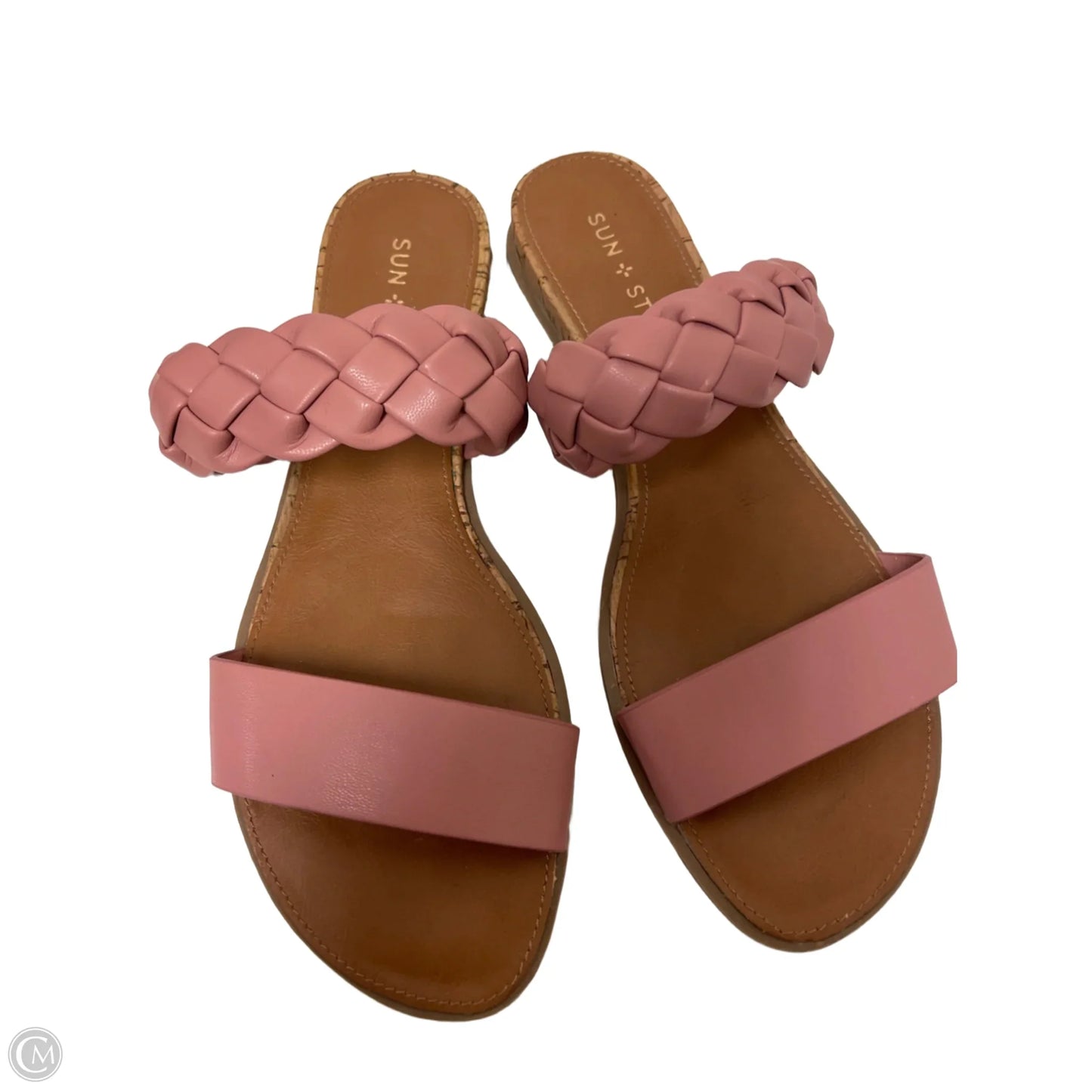 Sandals Flats By Clothes Mentor In Pink, Size: 7