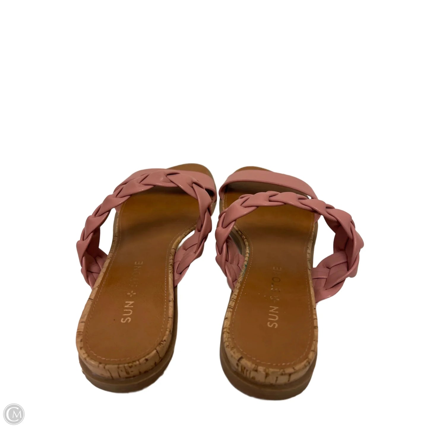 Sandals Flats By Clothes Mentor In Pink, Size: 7