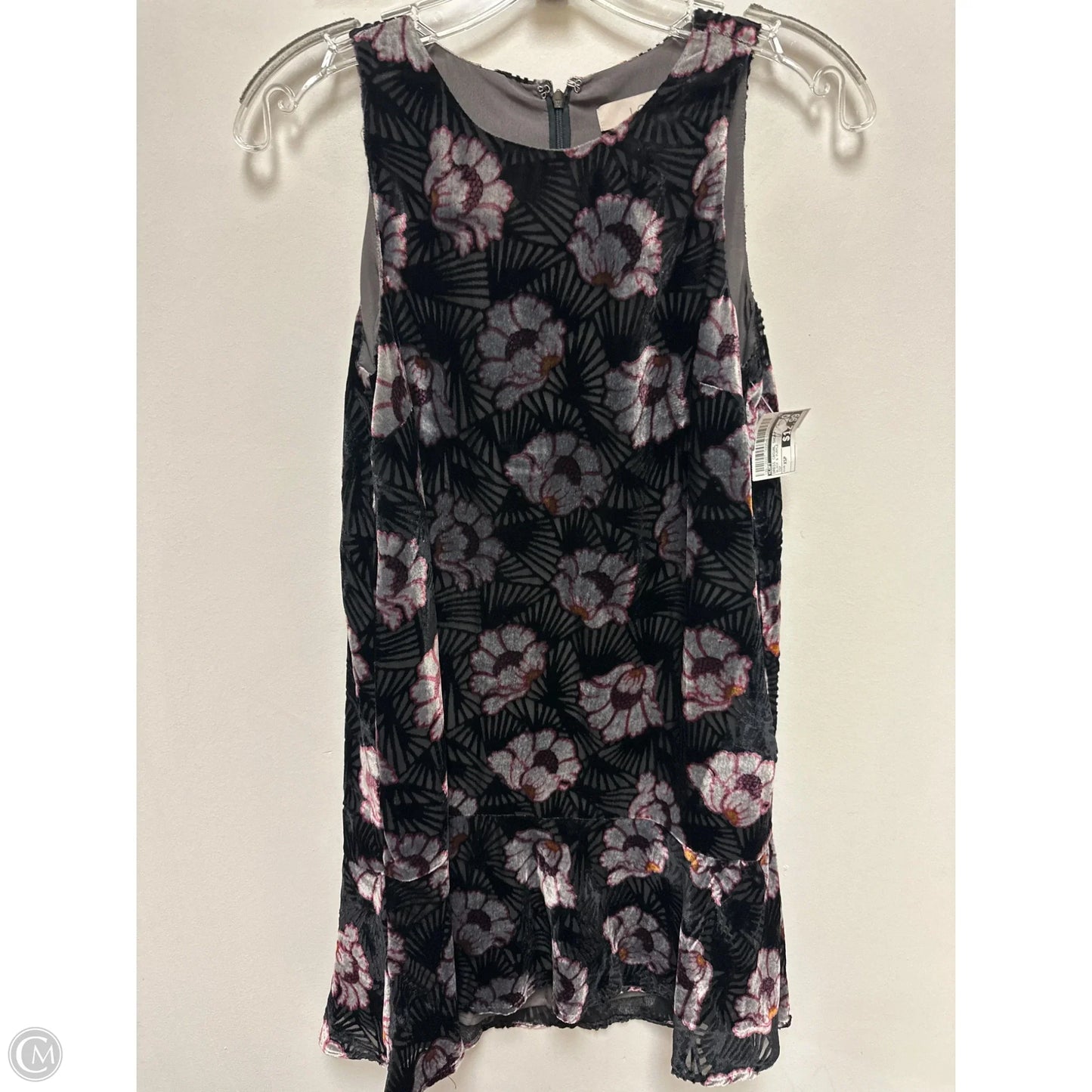 Dress Casual Short By Loft In Black & Purple, Size: Xsp