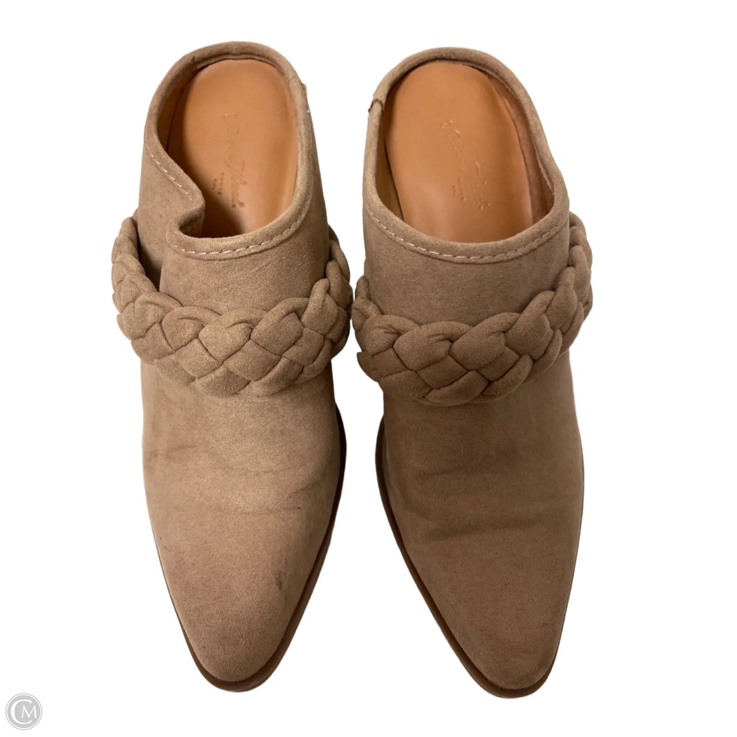 Boots Ankle Heels By Universal Thread In Taupe, Size: 6