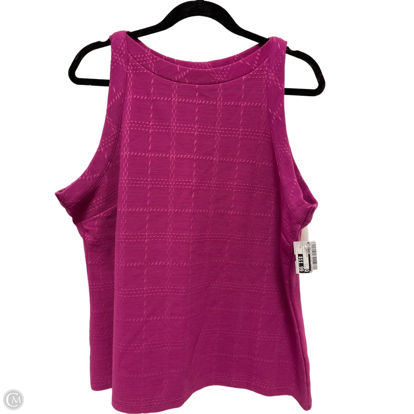 Top Sleeveless By Ann Taylor In Purple, Size: Xl
