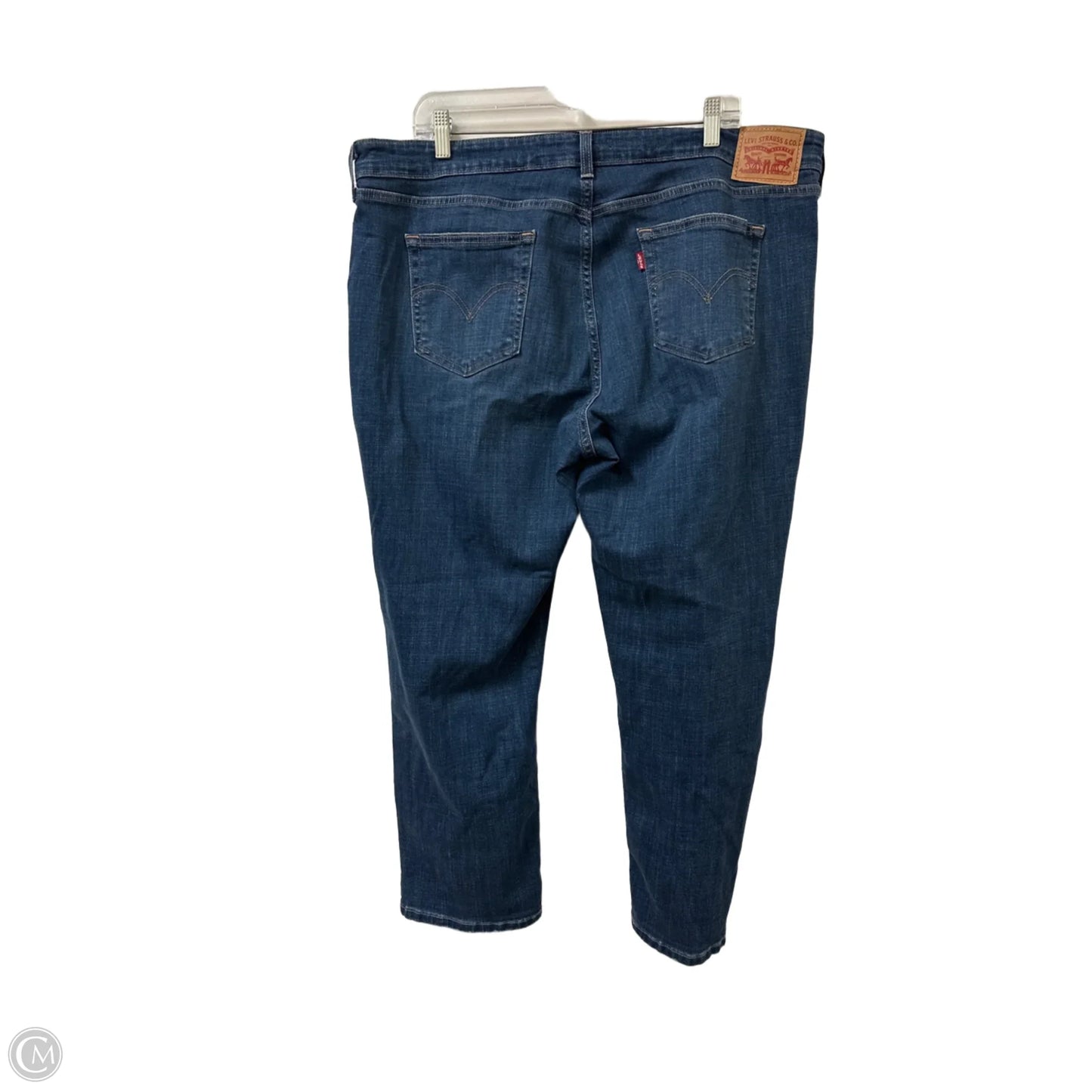 Jeans Boyfriend By Levis In Blue Denim, Size: 20