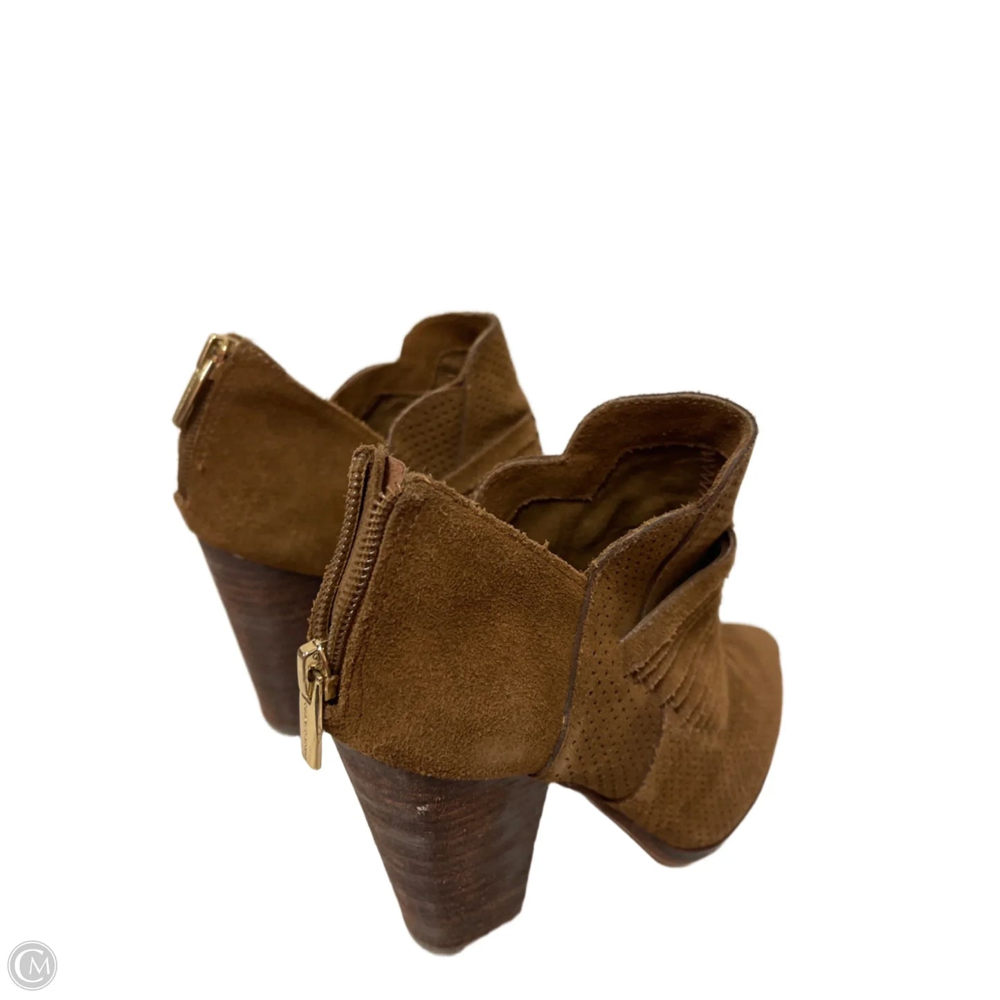 Boots Ankle Heels By Vince Camuto In Brown, Size: 6