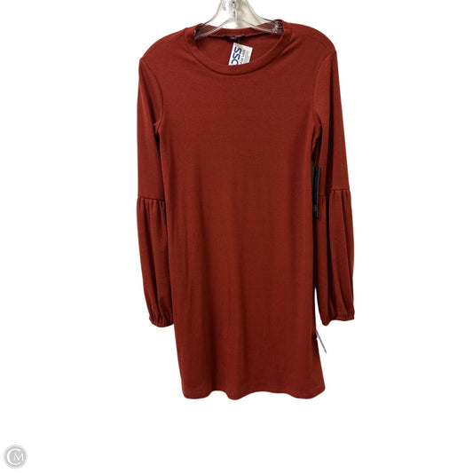 Dress Casual Short By As U Wish In Orange, Size: S