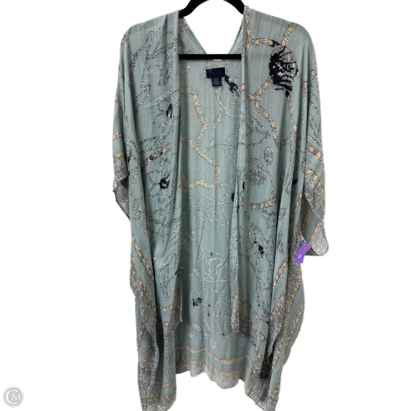 Kimono By Rachel Roy In Black & Blue, Size: Osfm